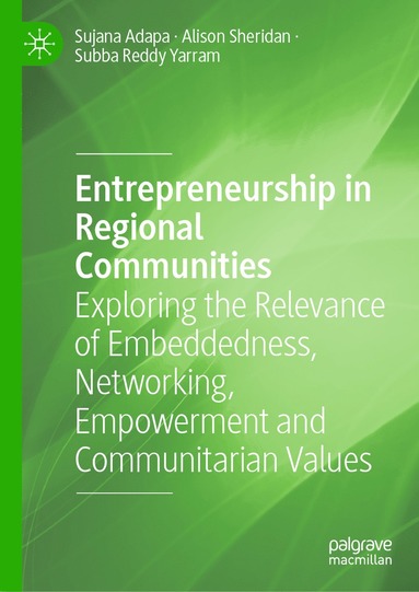 bokomslag Entrepreneurship in Regional Communities