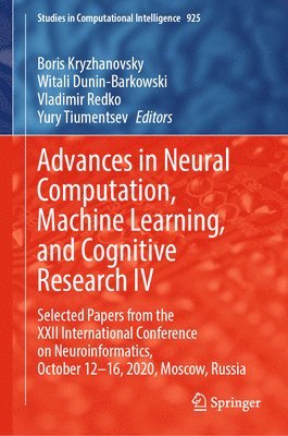 Advances in Neural Computation, Machine Learning, and Cognitive Research IV 1