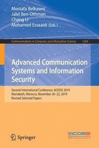 bokomslag Advanced Communication Systems and Information Security
