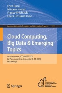 bokomslag Cloud Computing, Big Data & Emerging Topics