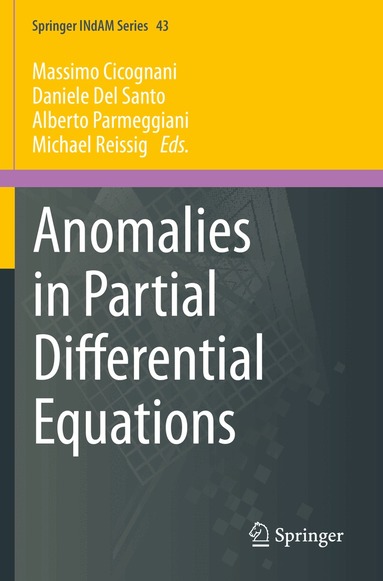Massimo Cicognani, Daniele Del Santo, Alberto Parmeggiani, Michael Reissig - Anomalies in Partial Differential Equations, Häftad