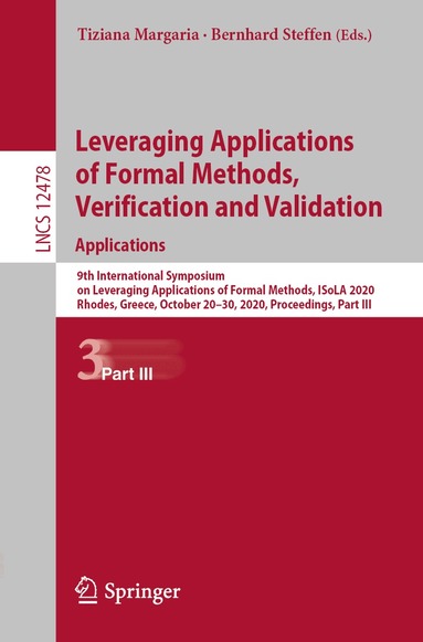 Tiziana Margaria, Bernhard Steffen - Leveraging Applications of Formal Methods, Verification and Validation: Applications, Häftad