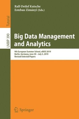 bokomslag Big Data Management and Analytics