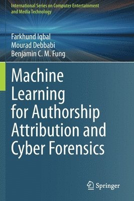 Machine Learning for Authorship Attribution and Cyber Forensics 1