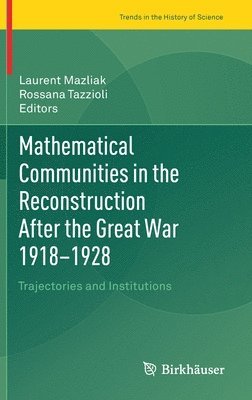 bokomslag Mathematical Communities in the Reconstruction After the Great War 1918-1928