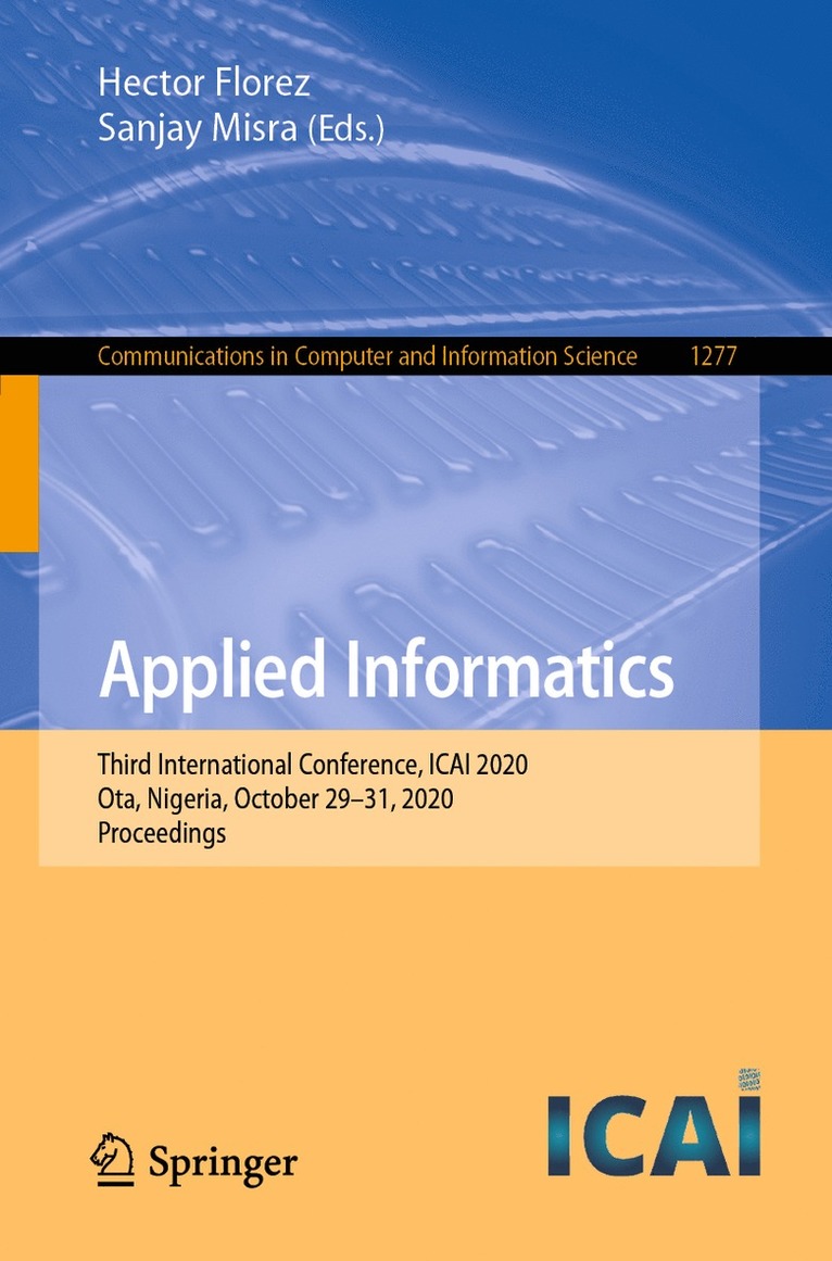 Hector Florez, Sanjay Misra - Applied Informatics, Häftad