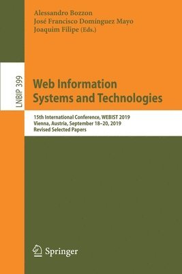 bokomslag Web Information Systems and Technologies