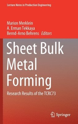 bokomslag Sheet Bulk Metal Forming