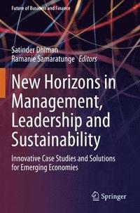 bokomslag New Horizons in Management, Leadership and Sustainability
