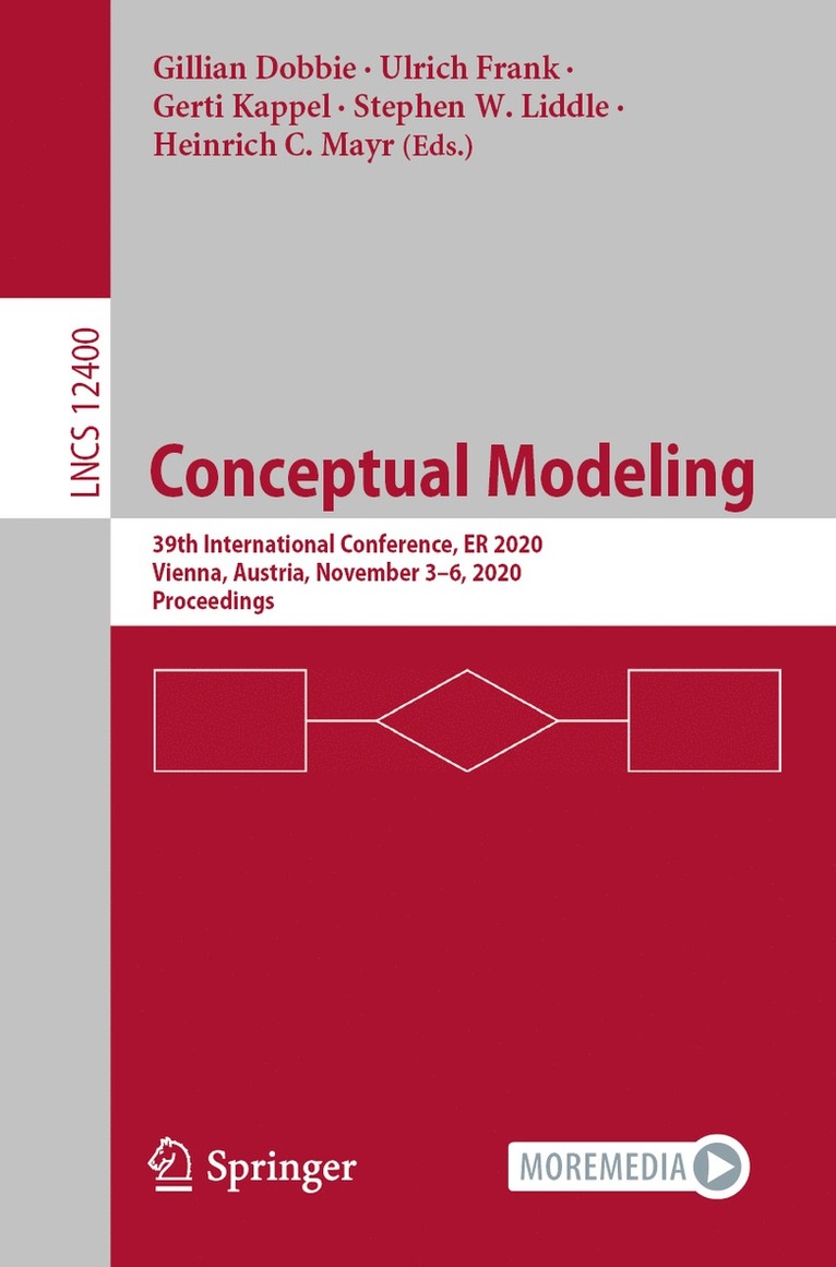 Gillian Dobbie, Ulrich Frank, Gerti Kappel, Stephen W. Liddle, Heinrich C. Mayr - Conceptual Modeling, Häftad