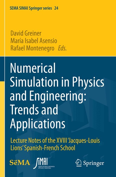David Greiner, María Isabel Asensio, Rafael Montenegro - Numerical Simulation in Physics and Engineering: Trends and Applications, Häftad