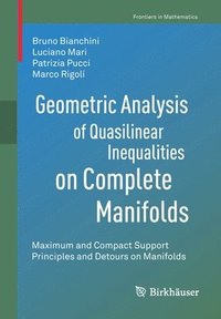 bokomslag Geometric Analysis of Quasilinear Inequalities on Complete Manifolds