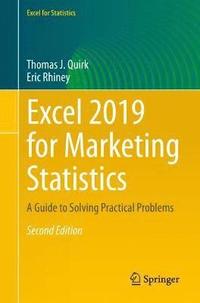 bokomslag Excel 2019 for Marketing Statistics