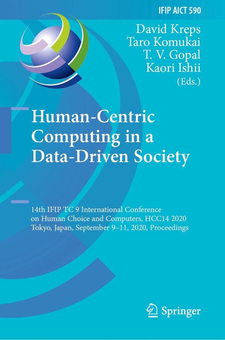 Human-Centric Computing in a Data-Driven Society 1