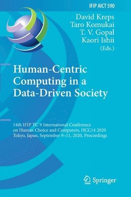 Human-Centric Computing in a Data-Driven Society 1