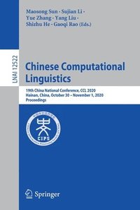bokomslag Chinese Computational Linguistics
