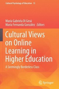 bokomslag Cultural Views on Online Learning in Higher Education