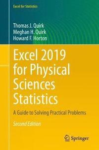 bokomslag Excel 2019 for Physical Sciences Statistics