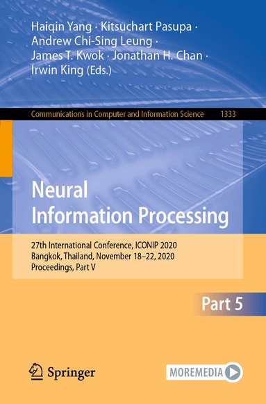 Haiqin Yang, Kitsuchart Pasupa, Andrew Chi-Sing Leung, James T. Kwok, Jonathan H. Chan, Irwin King - Neural Information Processing, Häftad