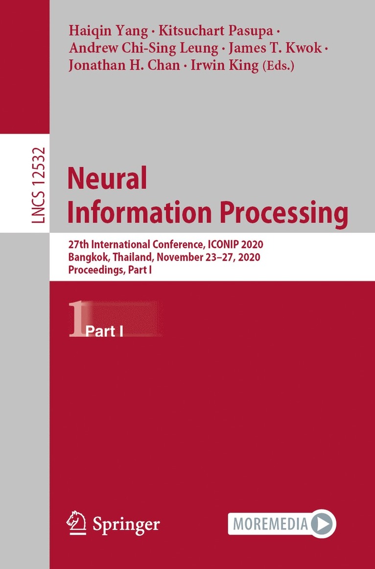 Haiqin Yang, Kitsuchart Pasupa, Andrew Chi-Sing Leung, James T. Kwok, Jonathan H. Chan, Irwin King - Neural Information Processing, Häftad