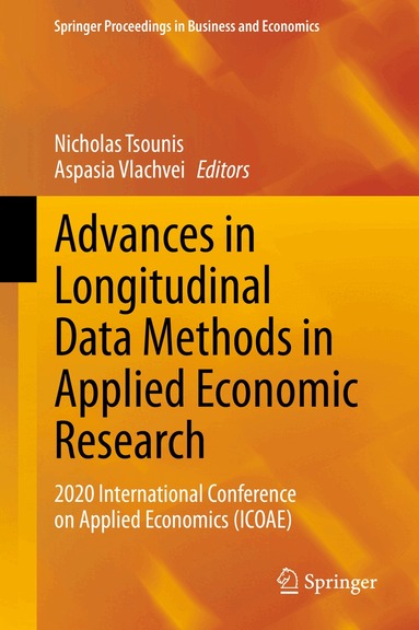Nicholas Tsounis, Aspasia Vlachvei - Advances in Longitudinal Data Methods in Applied Economic Research, Inbunden