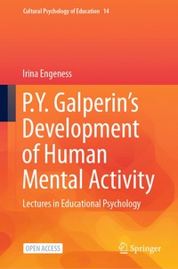 bokomslag P.Y. Galperin's  Development of Human Mental Activity