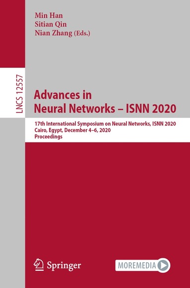 bokomslag Advances in Neural Networks - ISNN 2020