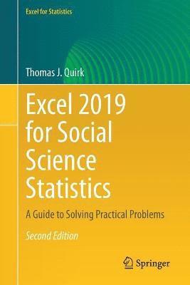 bokomslag Excel 2019 for Social Science Statistics
