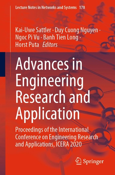 Kai-Uwe Sattler, Duy Cuong Nguyen, Ngoc Pi Vu, Banh Tien Long, Horst Puta - Advances in Engineering Research and Application, Häftad