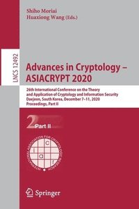 bokomslag Advances in Cryptology  ASIACRYPT 2020