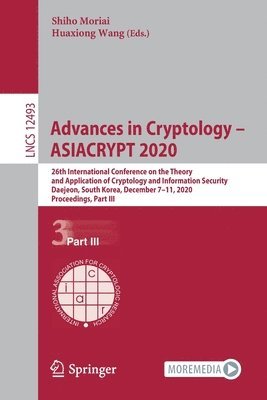 Advances in Cryptology  ASIACRYPT 2020 1