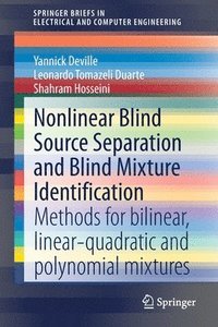 bokomslag Nonlinear Blind Source Separation and Blind Mixture Identification