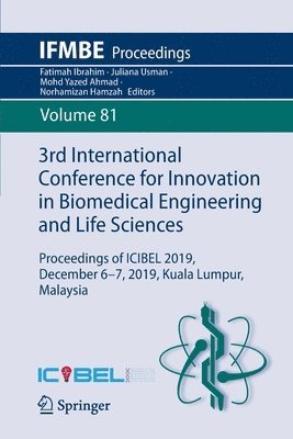 bokomslag 3rd International Conference for Innovation in Biomedical Engineering and Life Sciences