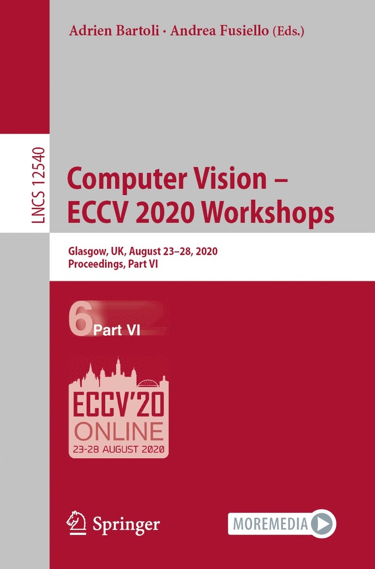 Adrien Bartoli, Andrea Fusiello - Computer Vision – ECCV 2020 Workshops, Häftad