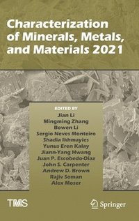 bokomslag Characterization of Minerals, Metals, and Materials 2021