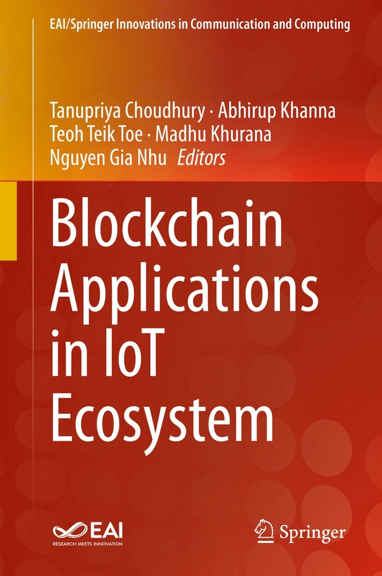 Blockchain Applications in IoT Ecosystem 1