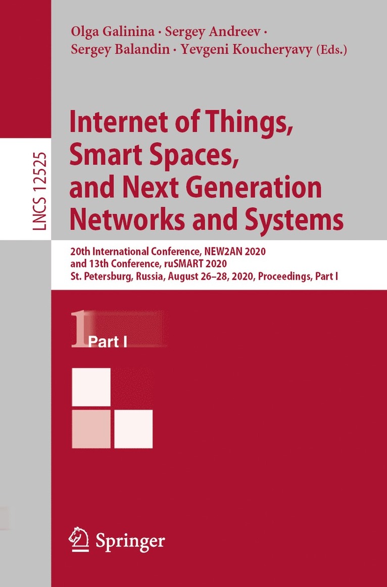 Internet of Things, Smart Spaces, and Next Generation Networks and Systems 1