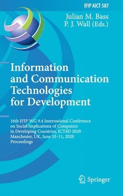 bokomslag Information and Communication Technologies for Development