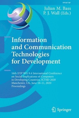 bokomslag Information and Communication Technologies for Development