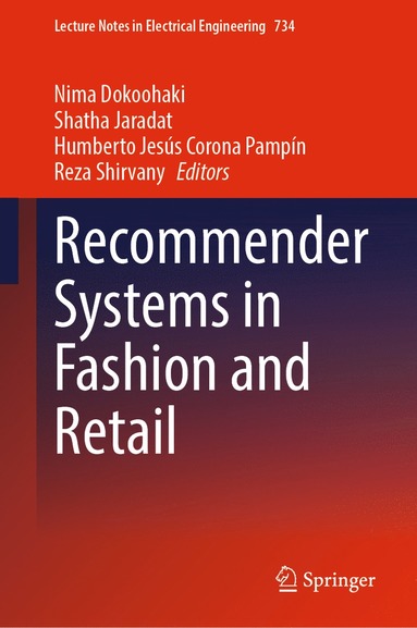 bokomslag Recommender Systems in Fashion and Retail