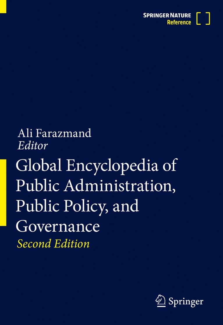 Ali Farazmand - Global Encyclopedia of Public Administration, Public Policy, and Governance, Inbunden