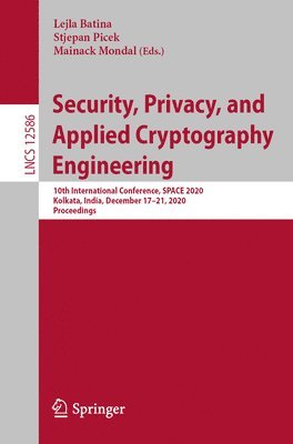 bokomslag Security, Privacy, and Applied Cryptography Engineering