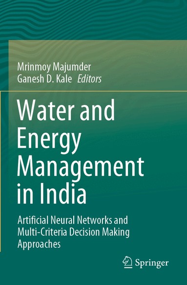 Mrinmoy Majumder, Ganesh D. Kale - Water and Energy Management in India, Häftad