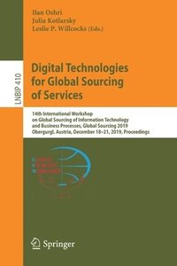 bokomslag Digital Technologies for Global Sourcing of Services