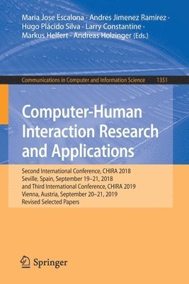 bokomslag Computer-Human Interaction Research and Applications