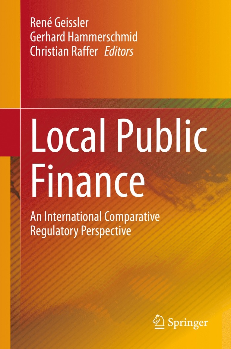 René Geissler, Gerhard Hammerschmid, Christian Raffer, Rene Geissler, Gerhard Geissler, René - Local Public Finance, Inbunden