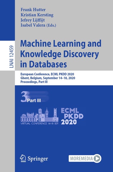 Frank Hutter, Kristian Kersting, Jefrey Lijffijt, Isabel Valera - Machine Learning and Knowledge Discovery in Databases, Häftad