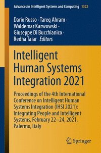 bokomslag Intelligent Human Systems Integration 2021