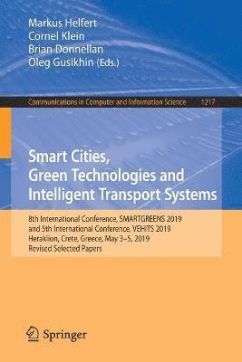 bokomslag Smart Cities, Green Technologies and Intelligent Transport Systems