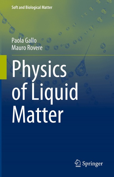 Paola Gallo, Mauro Rovere - Physics of Liquid Matter, Inbunden